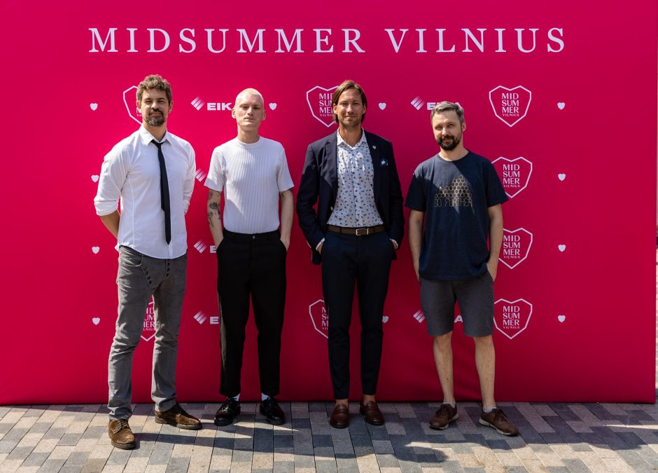 Karštis nesutrukdė: garsenybės festivalį „Midsummer Vilnius“ pasitiko vėlyvais pusryčiais