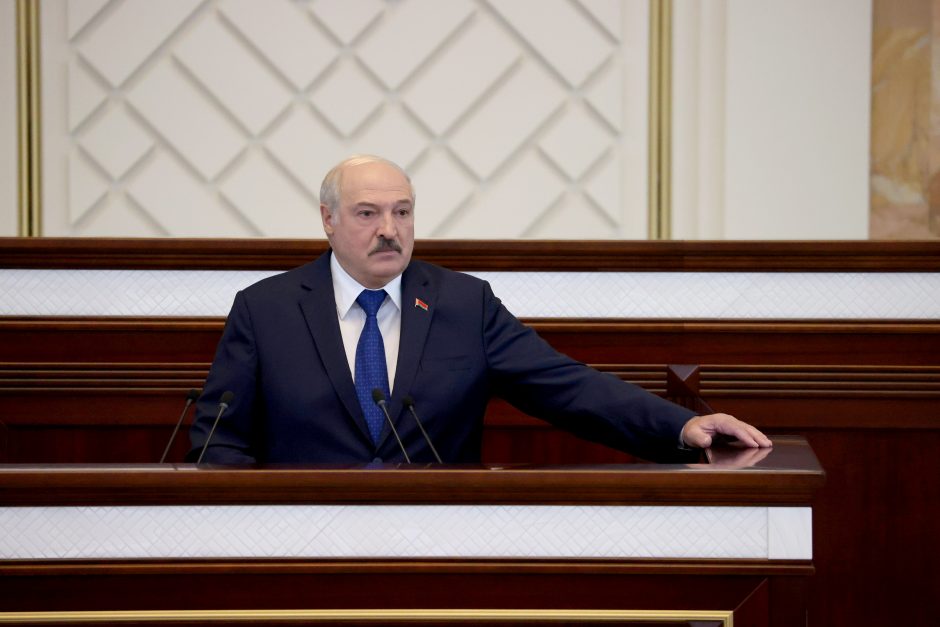 A. Lukašenka – pirmąkart po „Ryanair“ lėktuvo nutupdymo: vyksta hibridinis šiuolaikinis karas