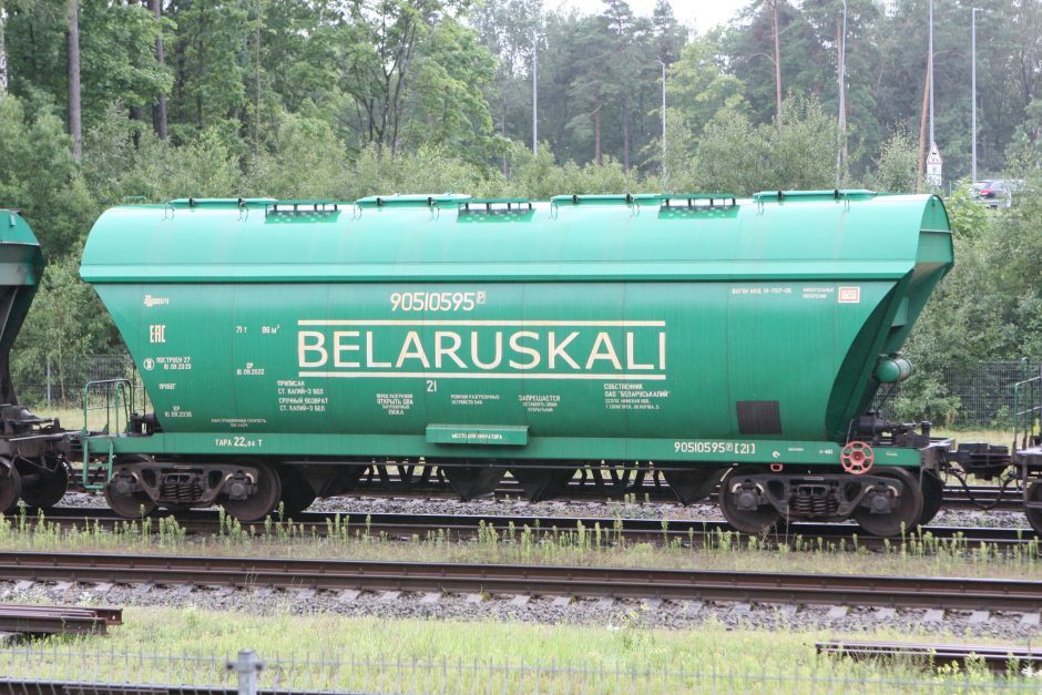 „Belaruskalij“ kroviniai per Lietuvą važiuos iki sausio