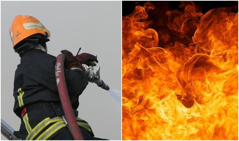 Varėnos rajone per gaisrą apdegė žmogus