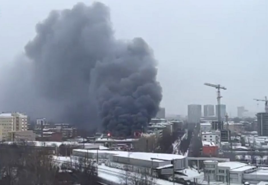 Maskvoje – vėl didelis gaisras