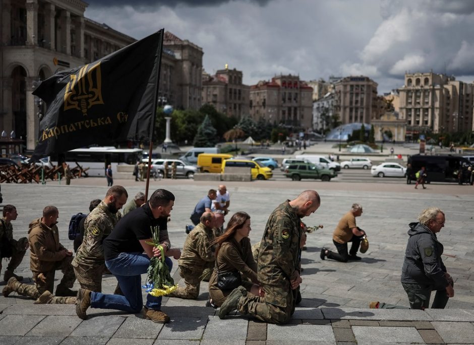 NATO vadovas: Ukraina patiria nuo Antrojo pasaulinio karo Europoje neregėtą žiaurumą