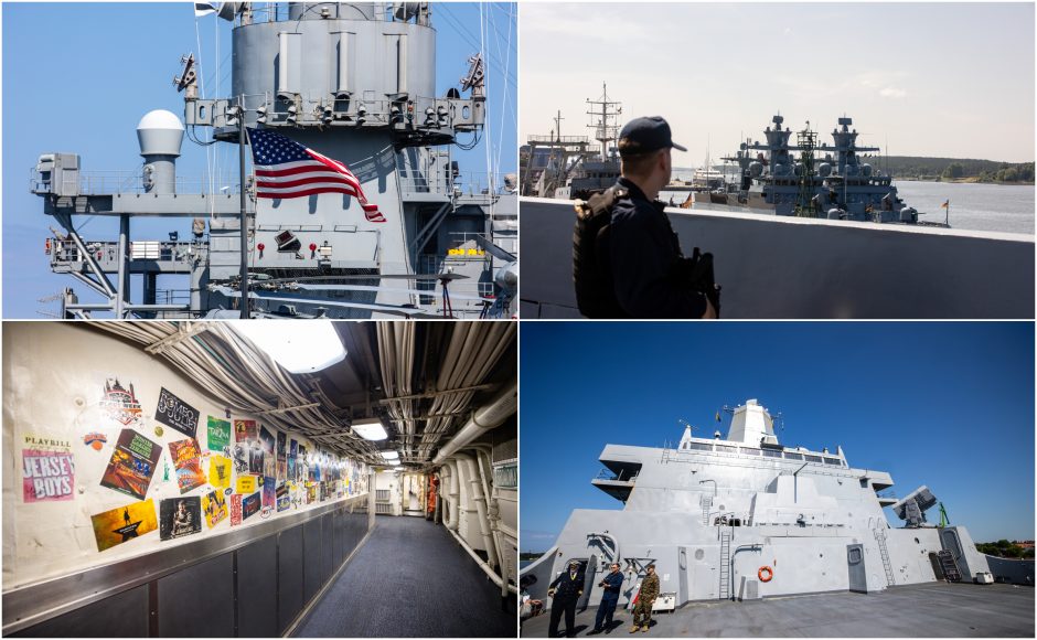 Klaipėdoje prišvartuotas „USS New York“ – memorialas Rugsėjo 11-osios aukoms