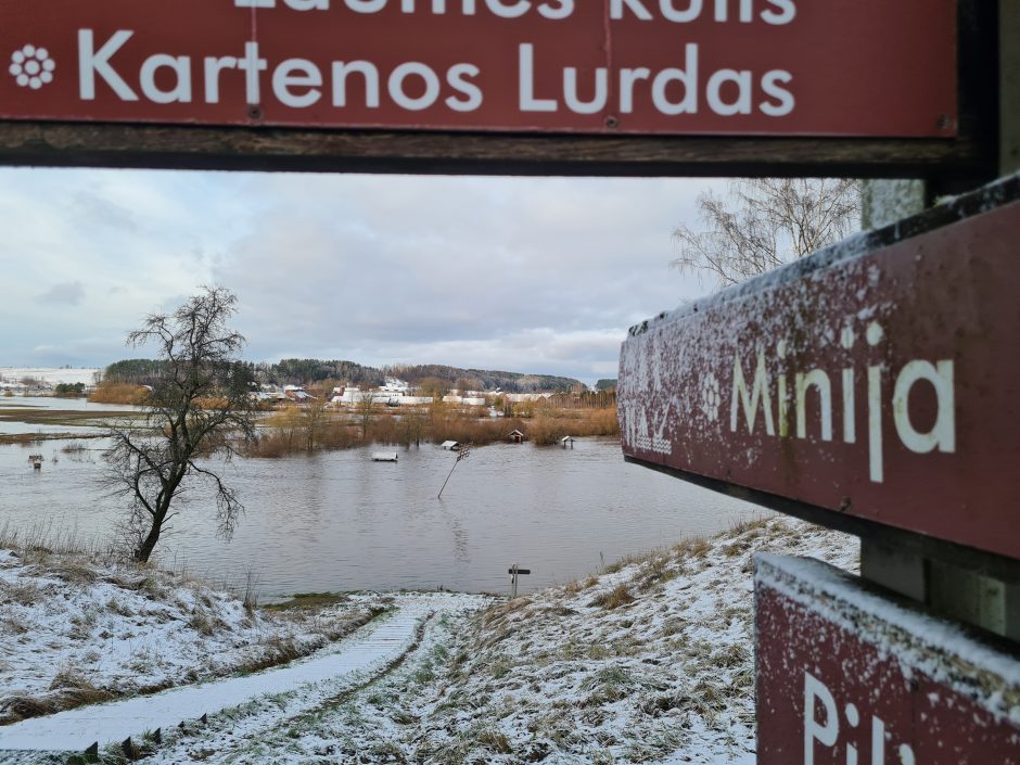 Potvynis Klaipėdos rajone stabilizuojasi: tikimasi, kad neužklups liūtys ir vandens lygis ims mažėti