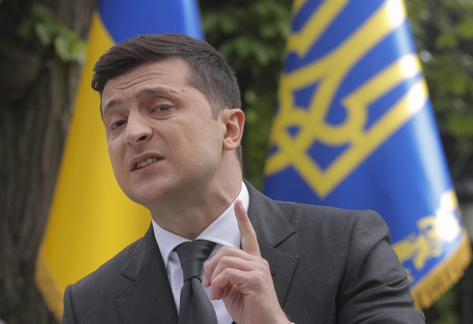 V. Zelenskis ragina organizuoti tarptautinį viršūnių susitikimą karui Ukrainoje užbaigti