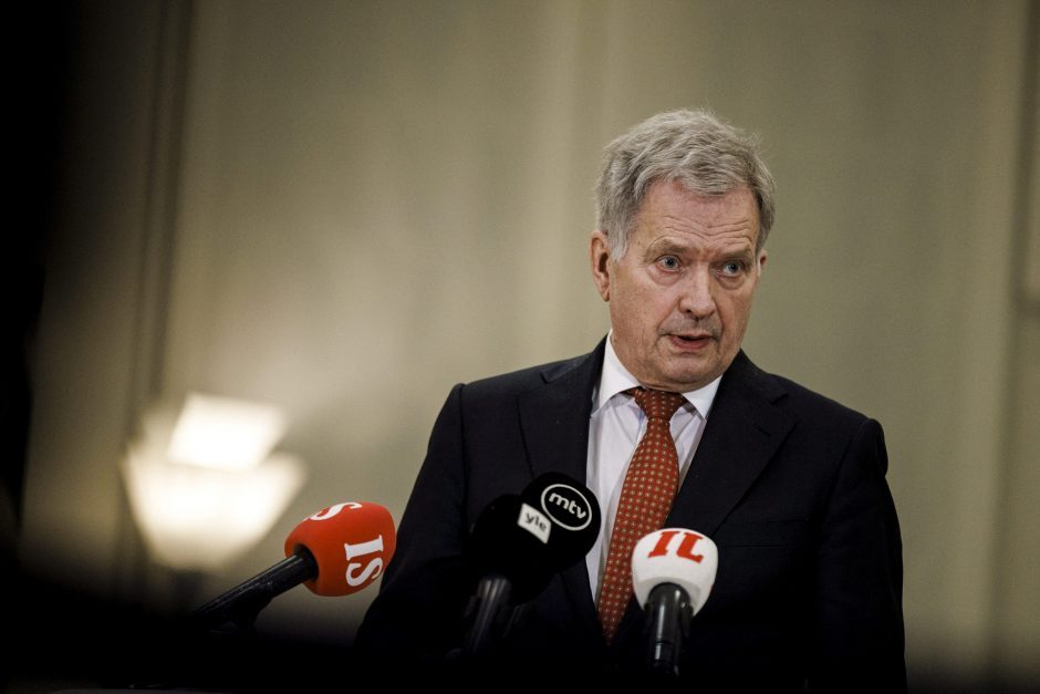 Lietuvoje lankosi Suomijos prezidentas S. Niinisto