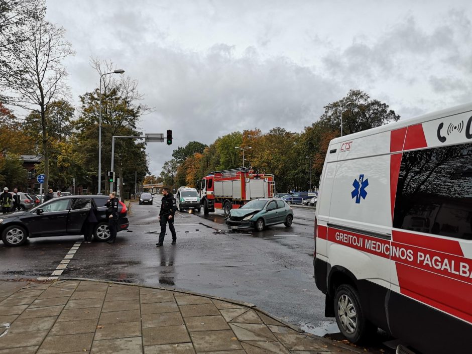 Sankryžoje prie Klaipėdos geležinkelio stoties vėl – avarija