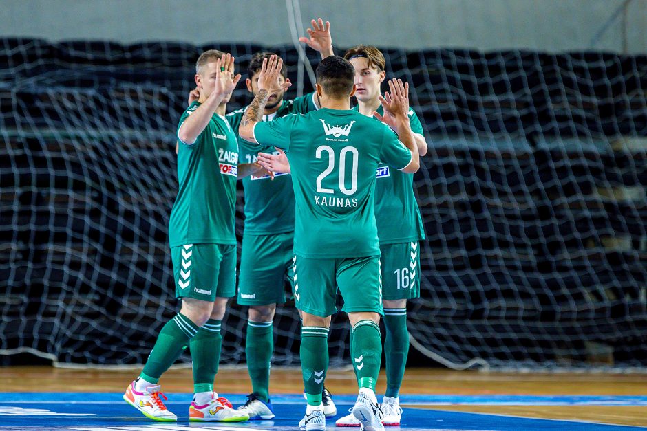 „Kauno Žalgiris“ – „Turbotransfers“ 4:2 | Futsalo A lyga
