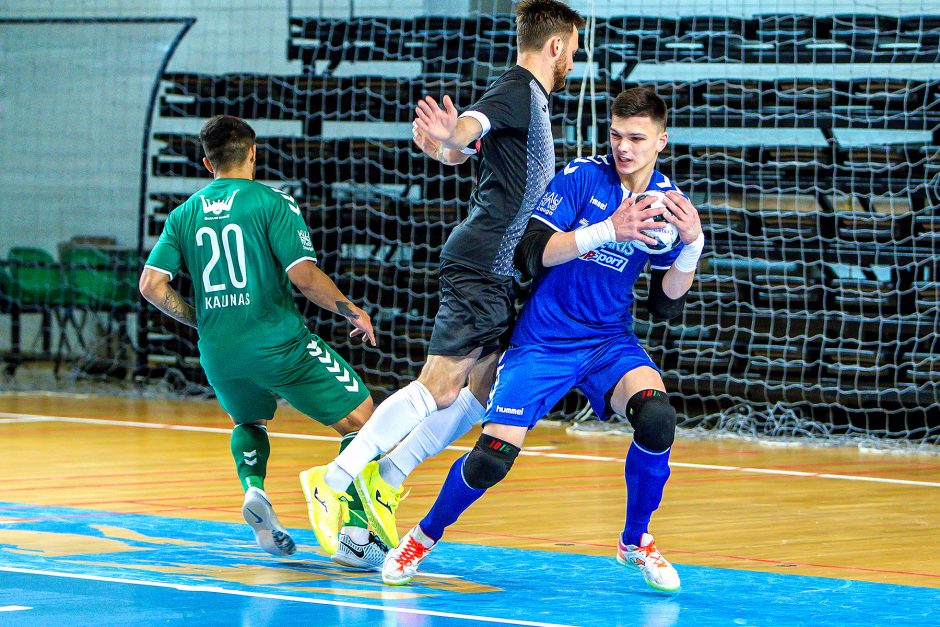 „Kauno Žalgiris“ – „Turbotransfers“ 4:2 | Futsalo A lyga