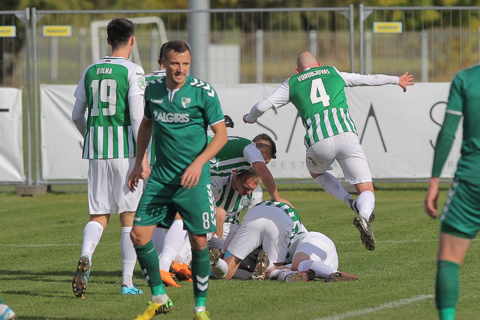 Vilniaus „Žalgiris“ iškovojo sunkią pergalę Kaune