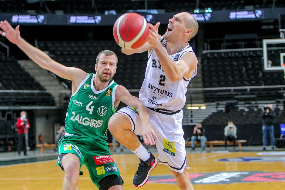 Nukraujavęs „Rytas“ patyrė nesėkmę prieš „Žalgirį“: pralaimėjo 47 taškų skirtumu