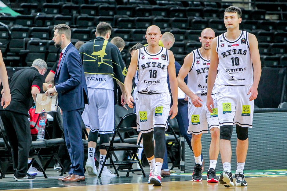 Nukraujavęs „Rytas“ patyrė nesėkmę prieš „Žalgirį“: pralaimėjo 47 taškų skirtumu
