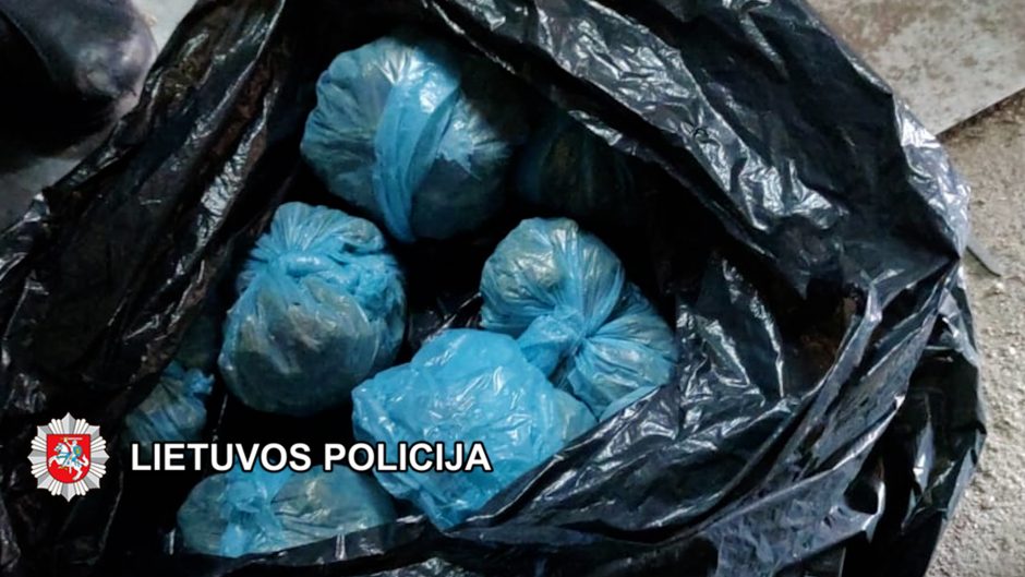 Klaipėdiečio namuose ir garaže – didelis kiekis kokaino, kanapių ir kitų narkotikų