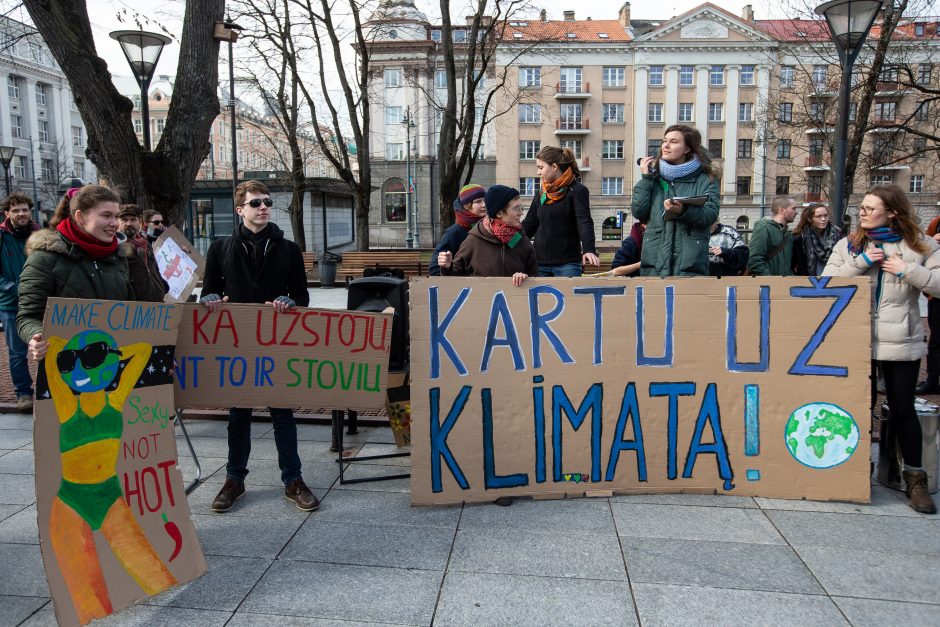 Vyriausybė pritarė klimato kaitos veiksmų planui