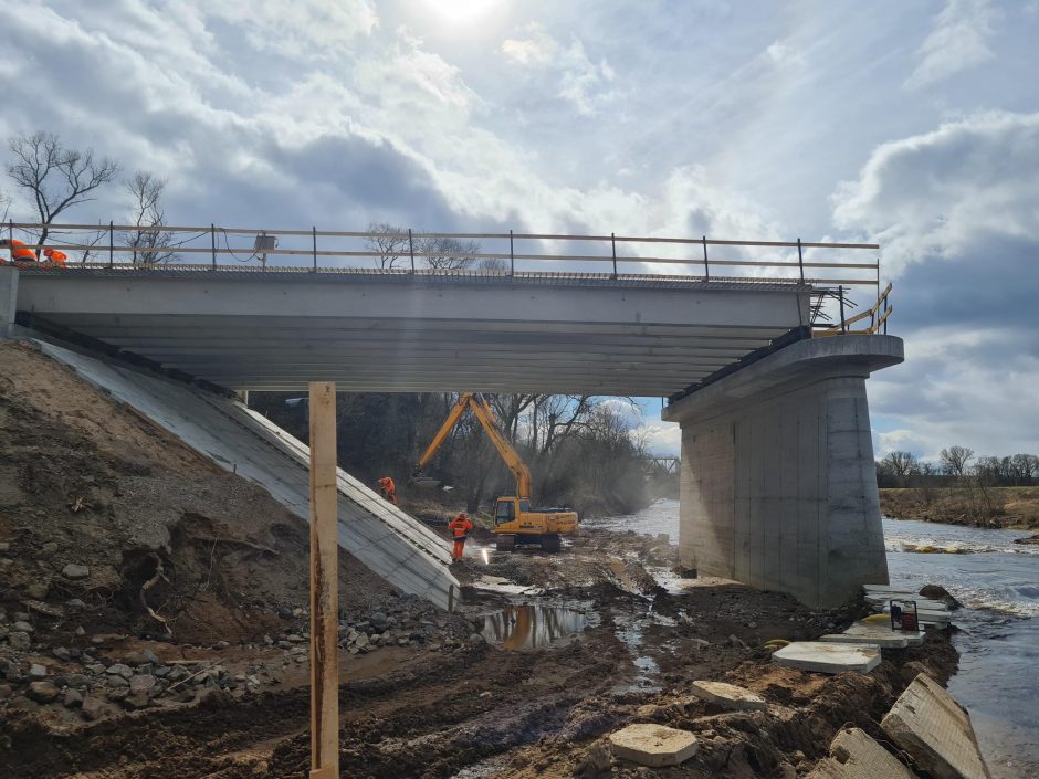 Vilainių tilto rekonstrukcija Kėdainiuose įgauna pagreitį 