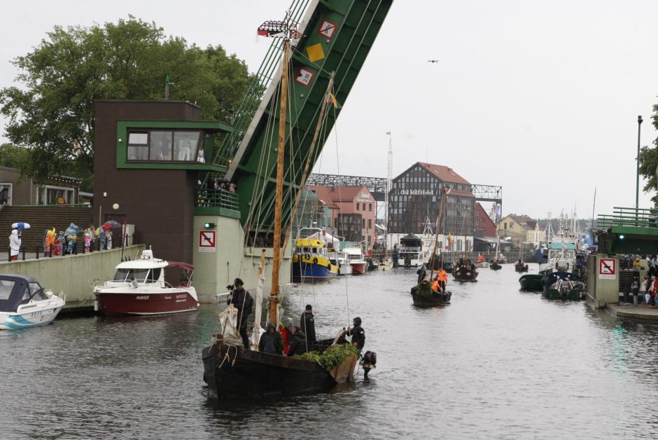 Jūros šventės akcentas: tradicinių istorinių laivų paradas „Dangės flotilė“ 