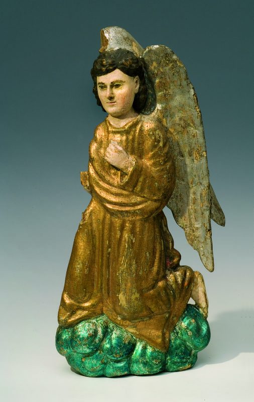 Senoji liaudies skulptūra: angelai