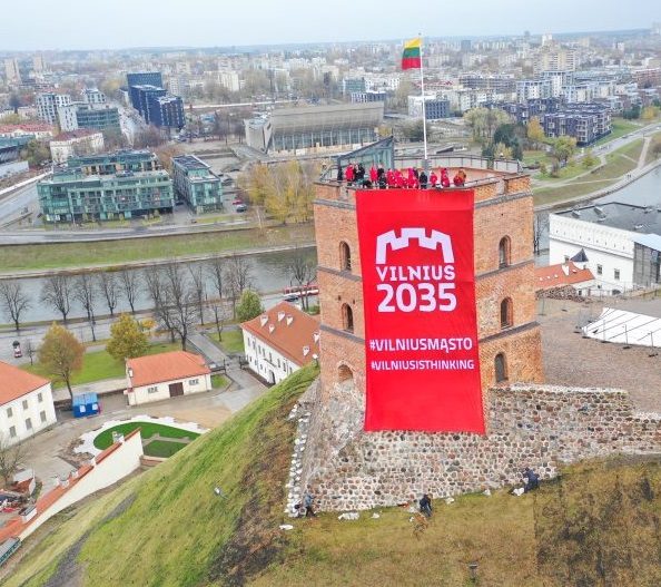 Strateginė vizija ir ateities planas „Vilnius 2035“  startuoja Gedimino bokšte
