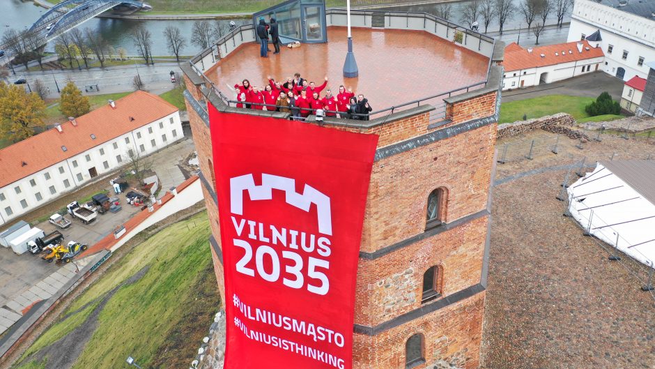 Strateginė vizija ir ateities planas „Vilnius 2035“  startuoja Gedimino bokšte