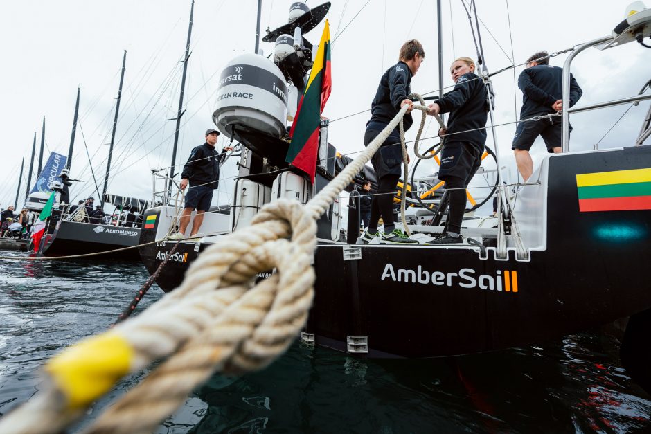 „Ambersail 2“ startas „The Ocean Race“: prieš pat startą lūžusi detalė ir netikėta lenktynių pabaiga