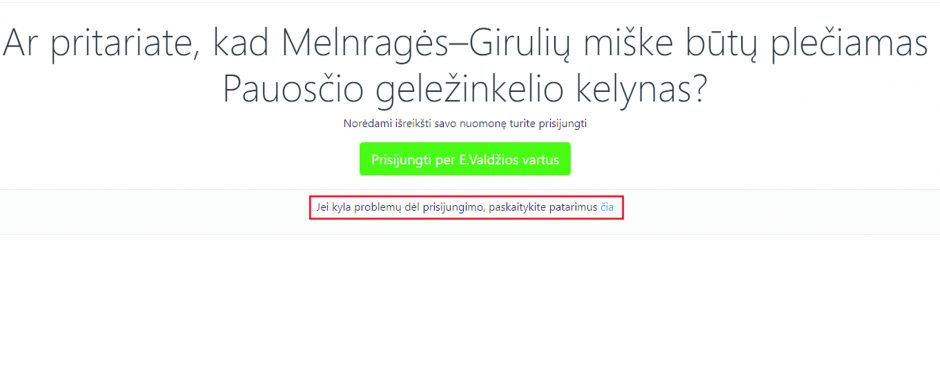 Šiandien – paskutinė diena išreikšti nuomonę apklausoje dėl Girulių miško