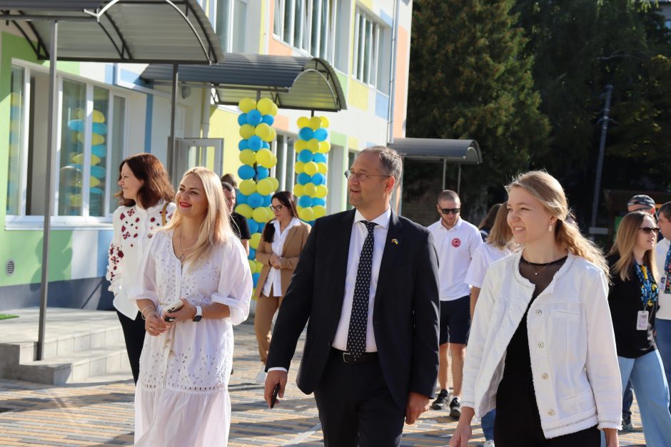 Borodiankoje atidarytas Lietuvos ir Taivano lėšomis įrengtas darželis: mokysis 120 vaikų