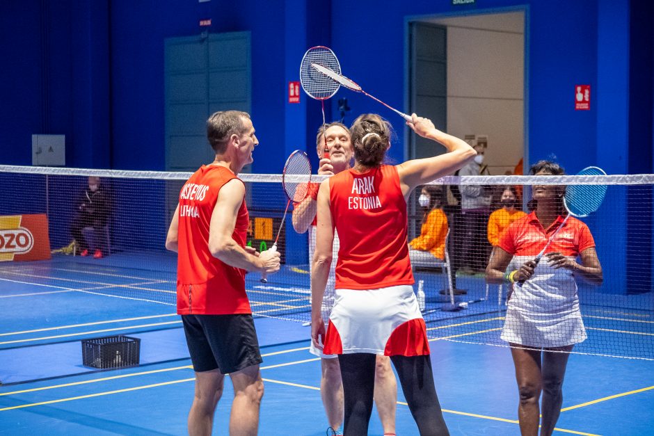 Pasaulio veteranų badmintono čempionate – rekordinis lietuvių pergalių skaičius