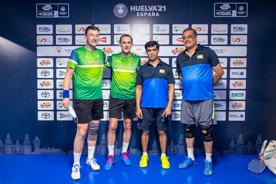 Pasaulio veteranų badmintono čempionate – rekordinis lietuvių pergalių skaičius