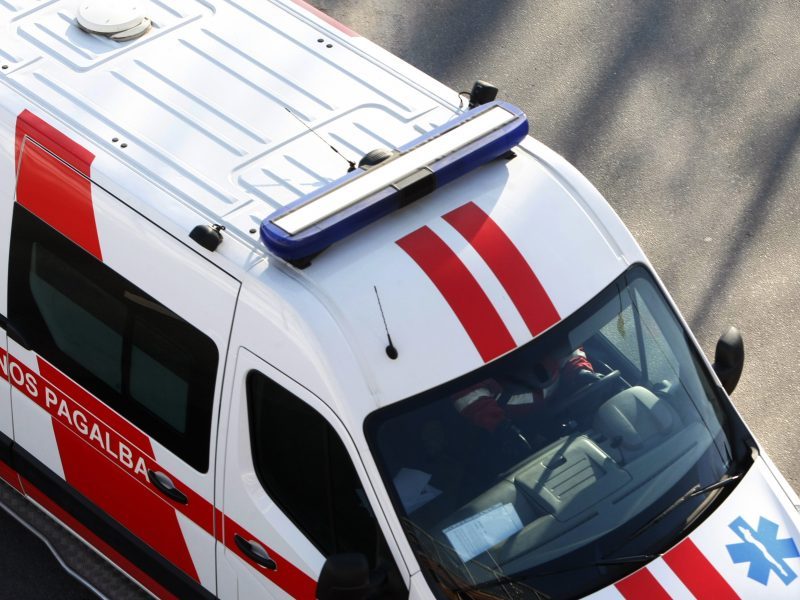 Per avariją Vilniuje nukentėjo mergaitė