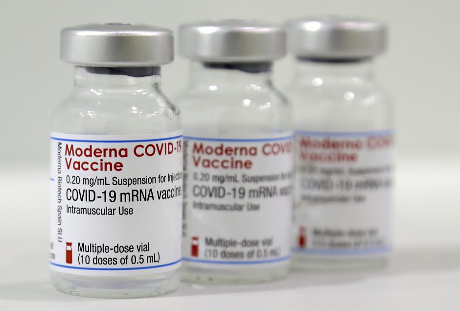 Lietuvą pasiekė dar 15,6 tūkst. vakcinos „Moderna“ dozių