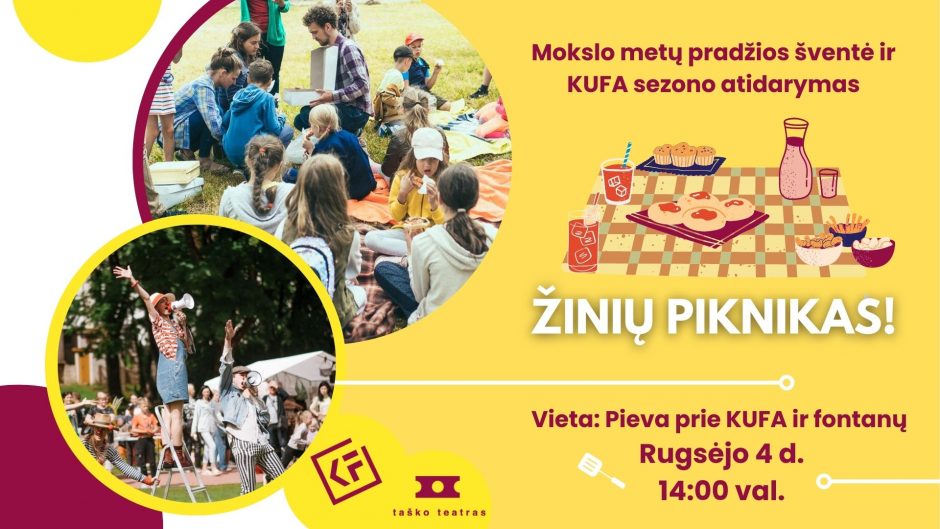 KUFA pasitinka rudens pradžią pikniku 