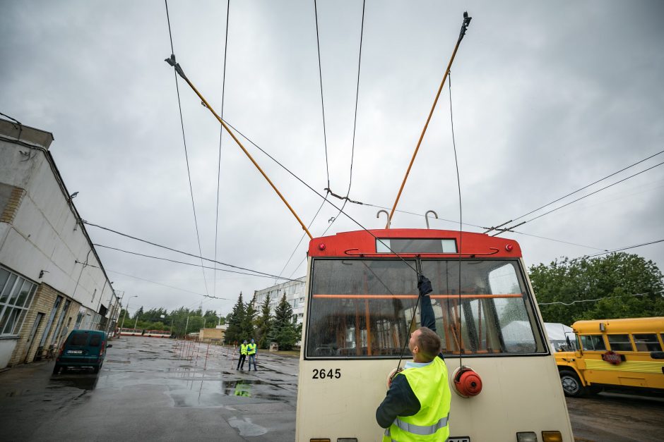 Sostinės viešojo transporto vairuotojai varžėsi meistriškumo varžybose