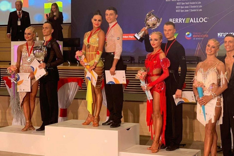 Lietuvos šokėjų porai – pasaulio jaunimo čempionato bronza