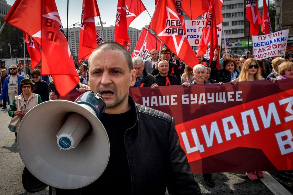 Maskvoje sulaikytas opozicijos veikėjas S. Udalcovas