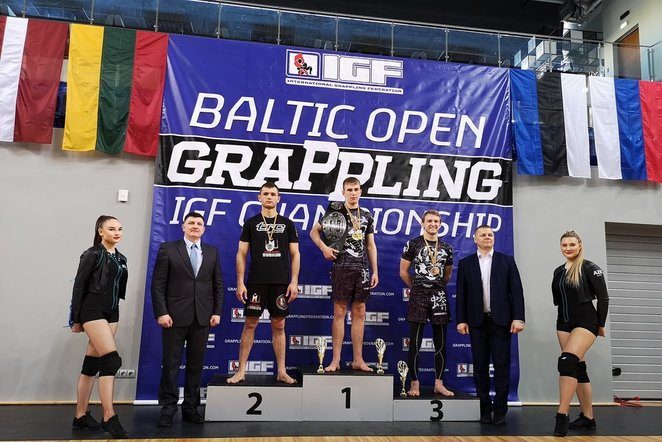 Baltijos šalių graplingo čempionate – K. Strazdo triumfas