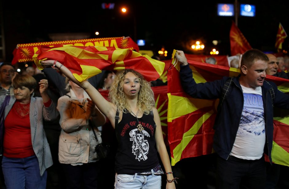 Politologas: referendumo baigtis Makedonijoje pradžiugino Rusiją