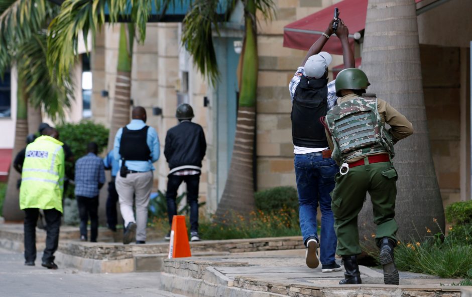 Kenijos prezidentas: per ataką viešbučio komplekse žuvo 14 žmonių
