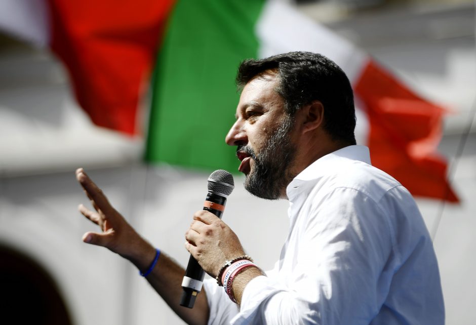 Italijoje M. Salvinis pažadėjo aktyvią opoziciją – planuoja rimtai priešintis