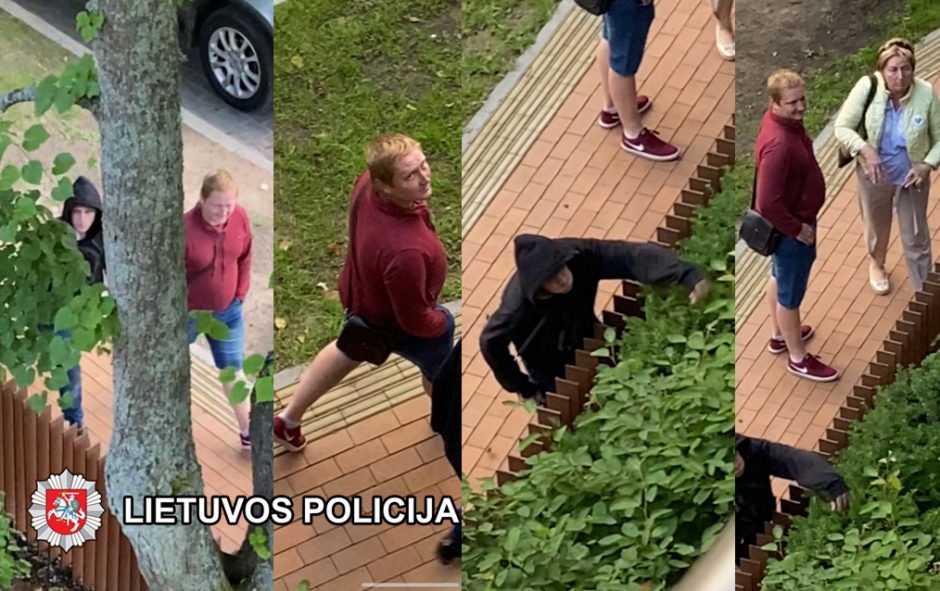 Po Palangoje išdaužto lango – policijos prašymas: gal atpažįstate šiuos asmenis?