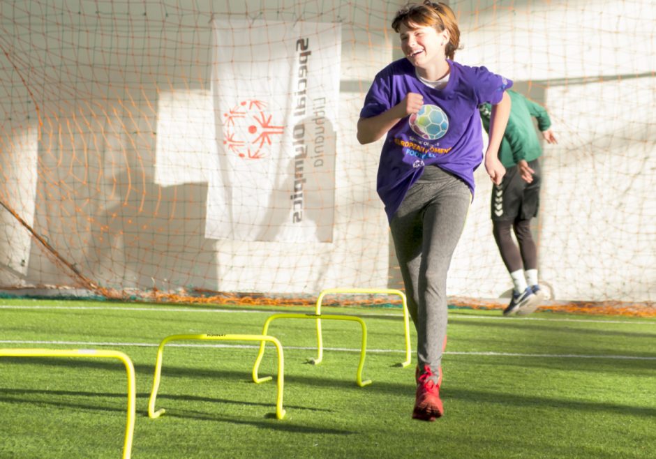 Ypatingų poreikių vaikams – futbolo profesionalų dėmesys