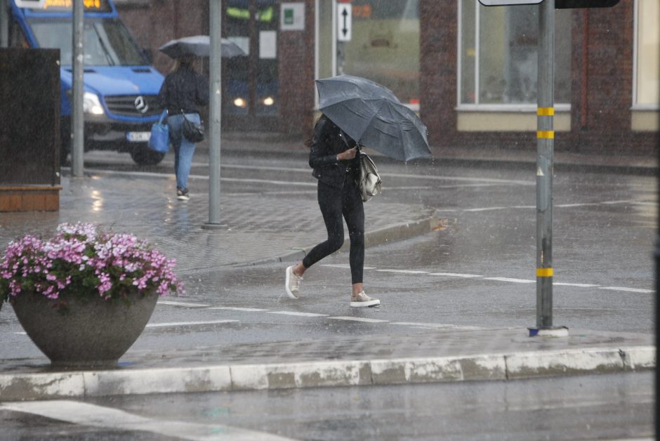 Balandžio pradžia pajūryje – drėgna ir vėjuota