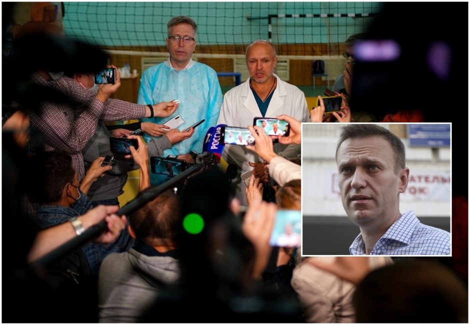 Gydytojas: tyrimai neparodė nuodų pėdsakų A. Navalno organizme