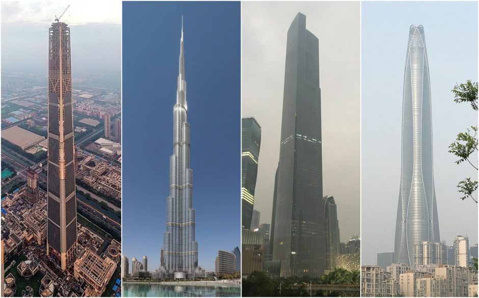 Aukščiausių pastatų 2019 metais dešimtukas: kur yra įspūdingiausi dangoraižiai?