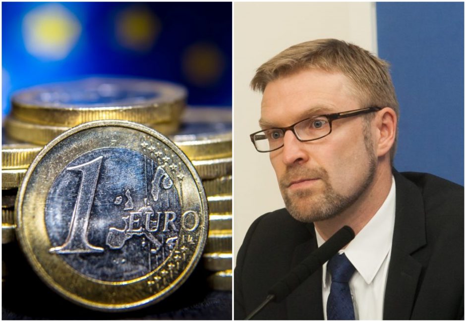 L. Kukuraitis: biudžetininkų atlyginimo bazinį dydį kitąmet žadama didinti euru