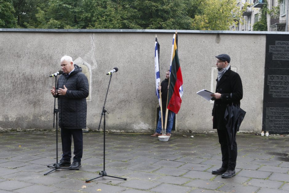 Klaipėdoje paminėta žydų tragedijos sukaktis