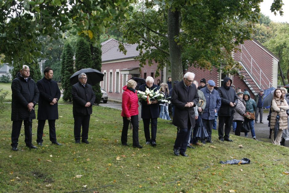 Klaipėdoje paminėta žydų tragedijos sukaktis