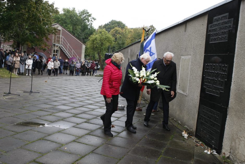 Klaipėdoje paminėta žydų tragedijos sukaktis