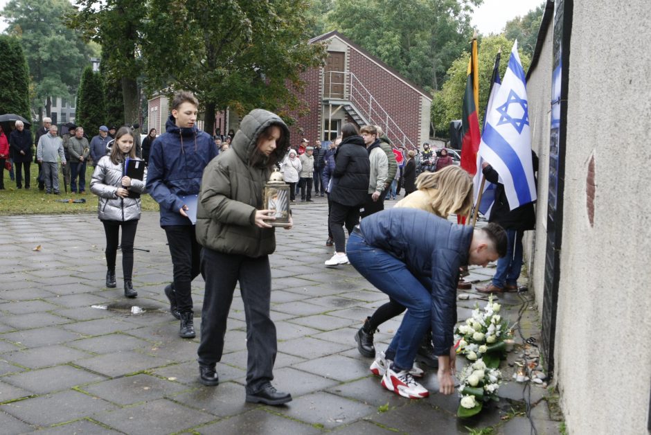 Klaipėdoje paminėta žydų tragedijos sukaktis