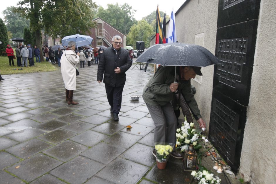 Klaipėdoje paminėta žydų tragedijos sukaktis