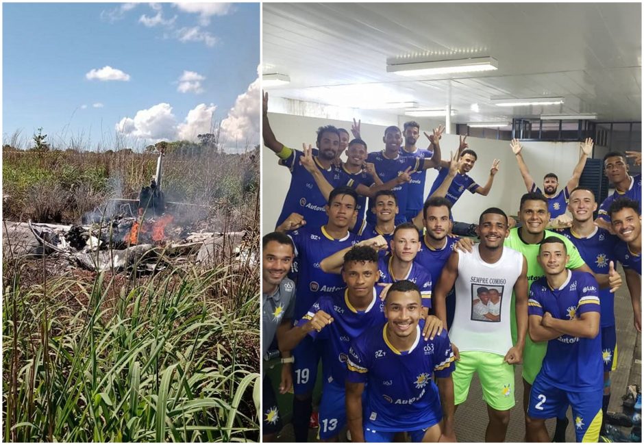 Brazilijoje sudužus lėktuvui žuvo keturi futbolininkai ir jų klubo prezidentas